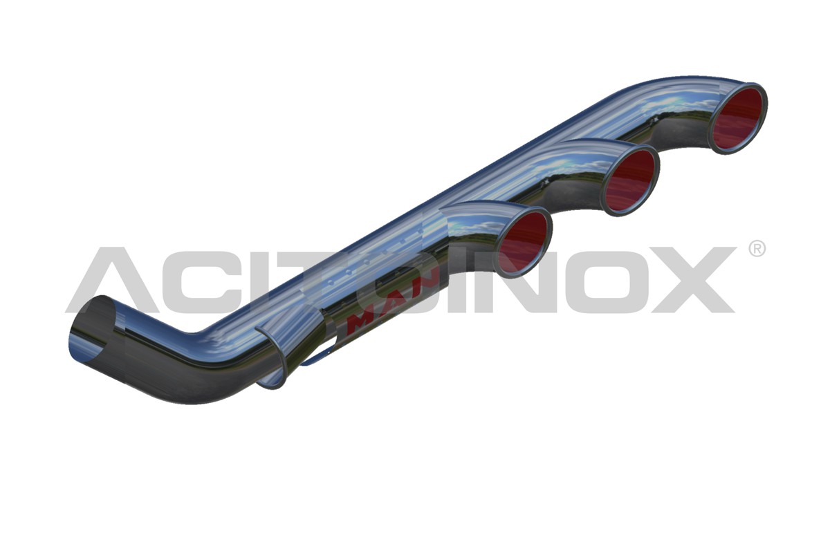 Tubo De Escape De Aluminio Para Compresor De Aire – Rosca Hembra G3/8″, Medidas 10×435 Mm, Con Accesorios De Latón