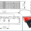 RECAMBIO TULIPA PLASTICO TRASERO PARA MERCEDES BENZ ACTROS MP 1