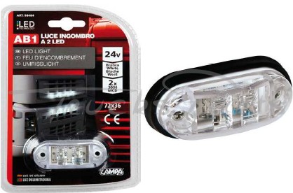 LUZ FRONTAL 2 LEDS 24V