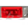 BARRA METAL ROJA 36 CM 9 LED