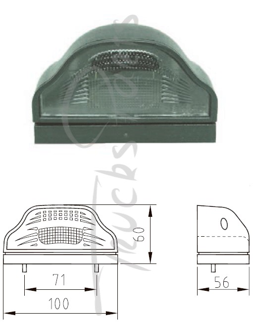 PILOTO LUZ MATRÍCULA