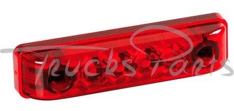 LUZ GALIBO IMPERMEABLE 4 LEDS ROJA