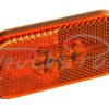 LUZ GALIBO IMPERMEABLE 4 LEDS NARANJA CON REFLECTOR