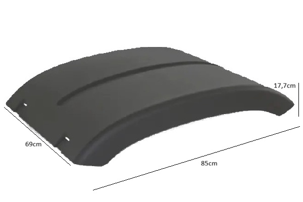 guardabarros trasero man tgs tgx tga