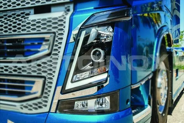 Perfil faro Volvo FH 4 acero inoxidable