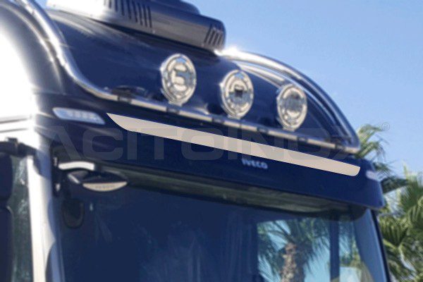 APLICACION VISERA ACERO INOXIDABLE IVECO STRALIS HIWAY