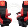 FUNDAS ASIENTO DAF 106XF ROJO