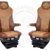 FUNDAS ASIENTO IVECO HIWAY MARRON