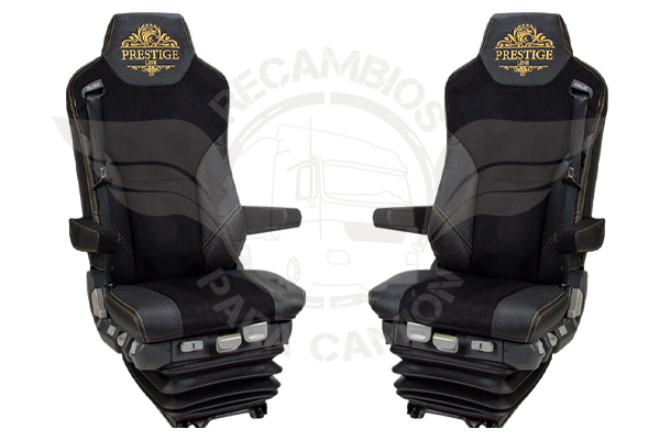 FUNDAS ASIENTO IVECO HIWAY NEGRO