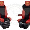 FUNDAS ASIENTO MAN TGX ROJO