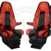 FUNDAS ASIENTO VOLVO FH4 ROJO