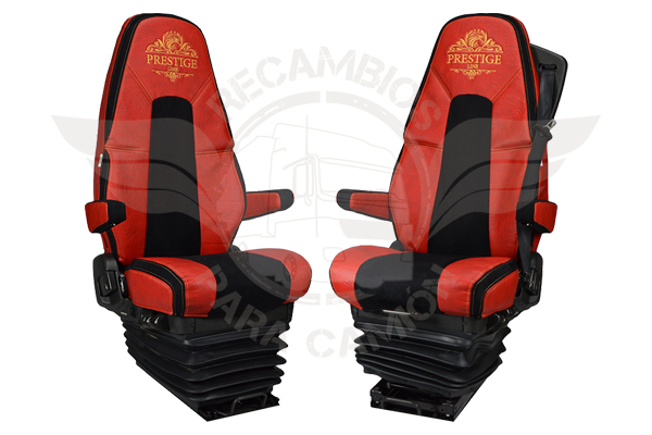 FUNDAS ASIENTO VOLVO FH4 ROJO