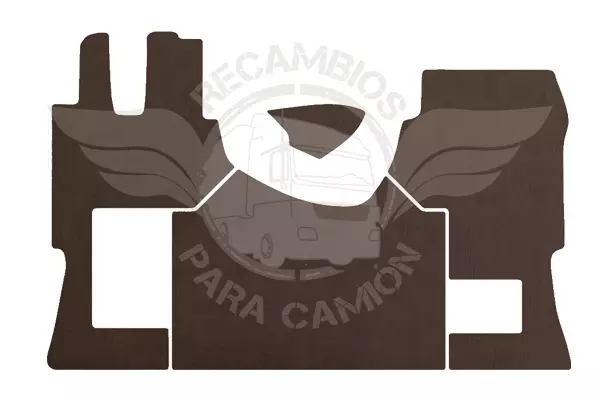 CUBREMOTOR MB MP4 ACTROS MARRON