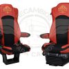 FUNDAS ASIENTO MB ACTROS MP4 ROJO